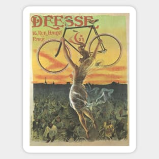 Déesse - Vintage Bicycle Poster from 1898 Sticker